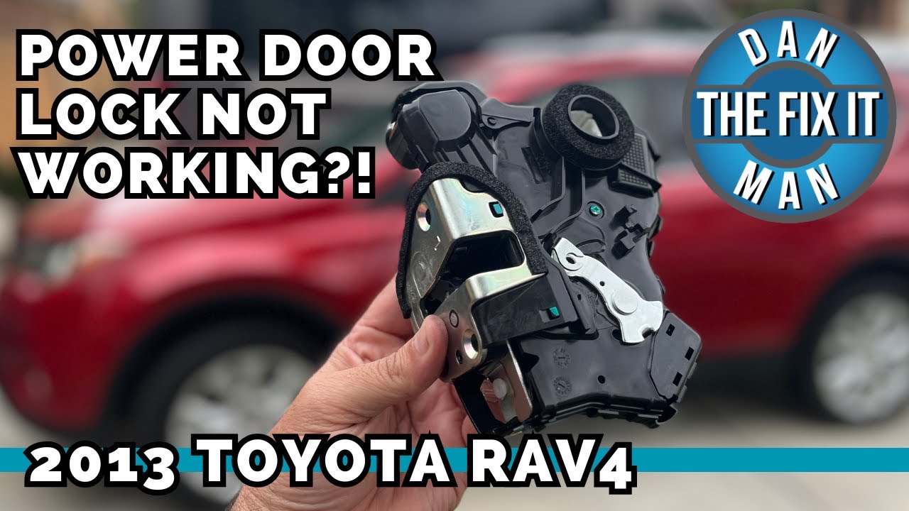 2006 - 2015 Toyota RAV4 Power Door Locks Not Working!? Driver's Side Door Lock Actuator Replacement!