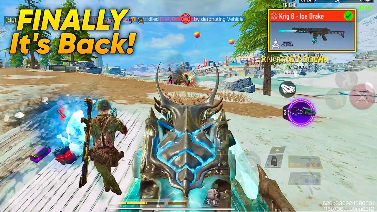 MYTHIC KRIG 6 - ICE DRAKE IS BACK IN COD MOBILE SEASON 8 | FULL GAMEPLAY