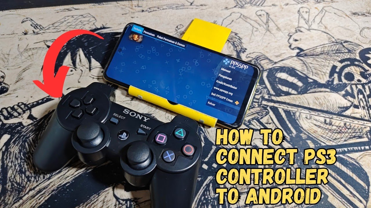 How To Connect PS3 Controller To Android Without OTG Cable & Root (via bluethoot)