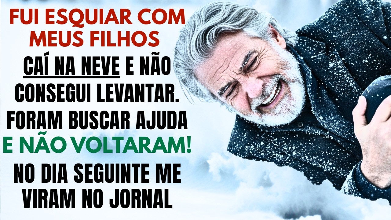 Fui Esquiar Com Meus Filhos E Noras — Caí Na Neve... Disseram 
