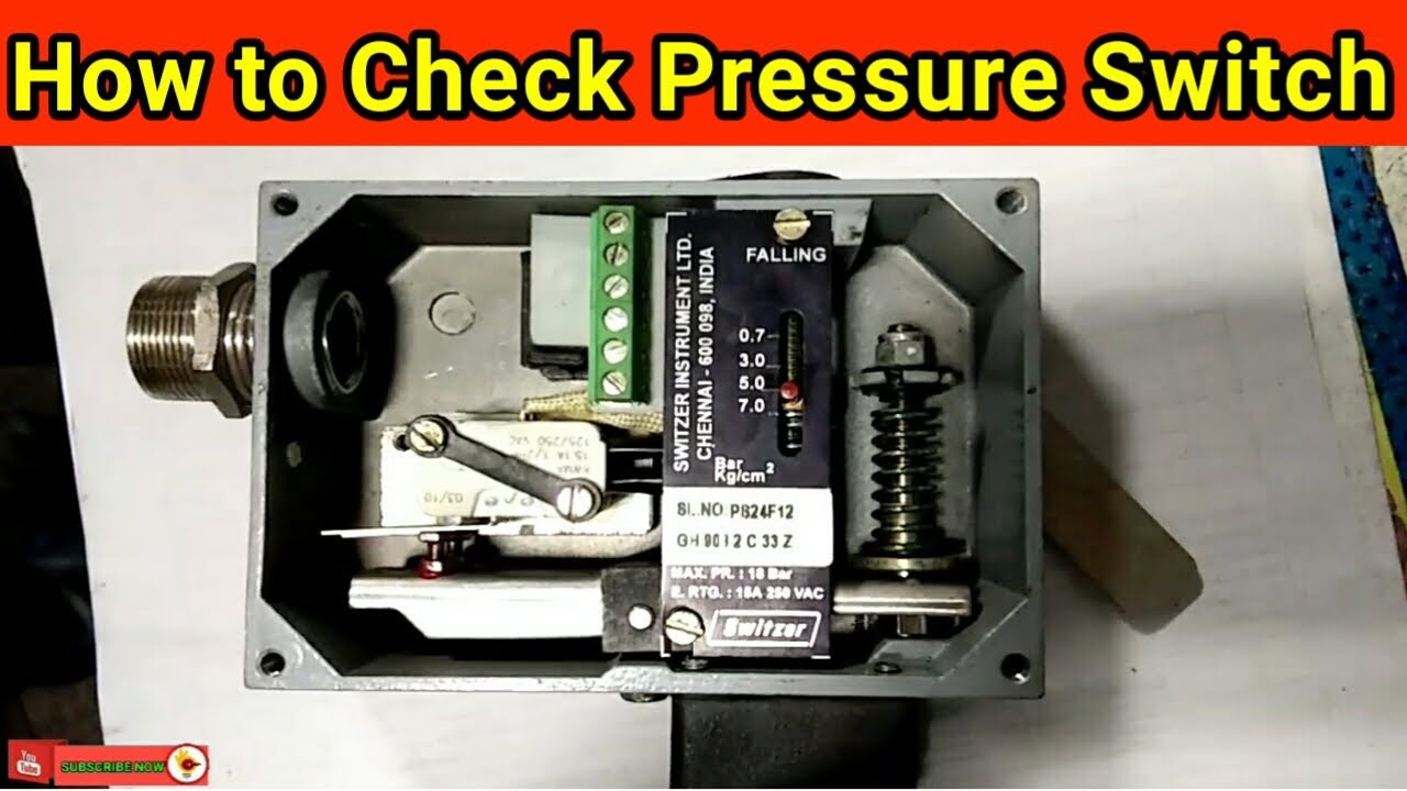 How to Testing Pressure Switch | Pressure Switch Testing and Calibration Basic Details in Hindi