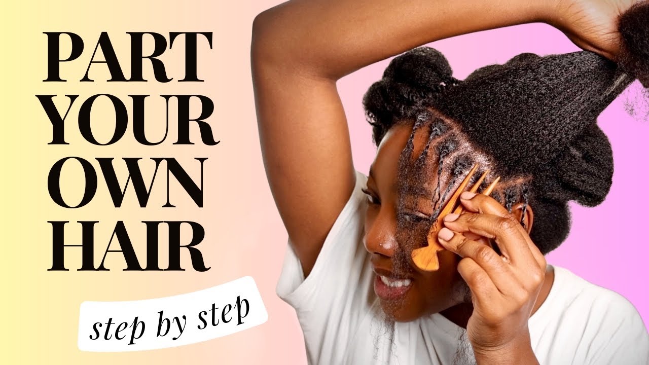 How To Part Your Own Hair | UPDATED | MIDDLE SECTION SHOWN!