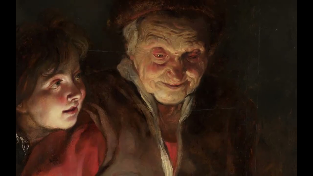Peter Paul Rubens | Old woman and boy with candles, 1616-1617