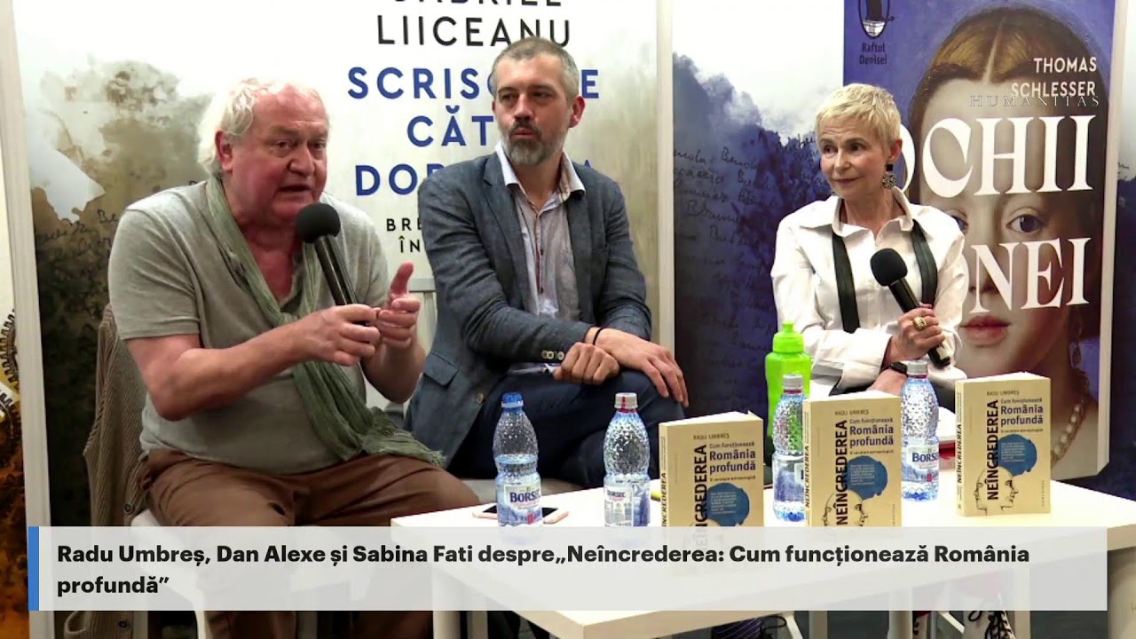 Раду Умбреш, Дэн Алексе и Сабина Фати о «Недоверии: как работает глубокая Румыния»