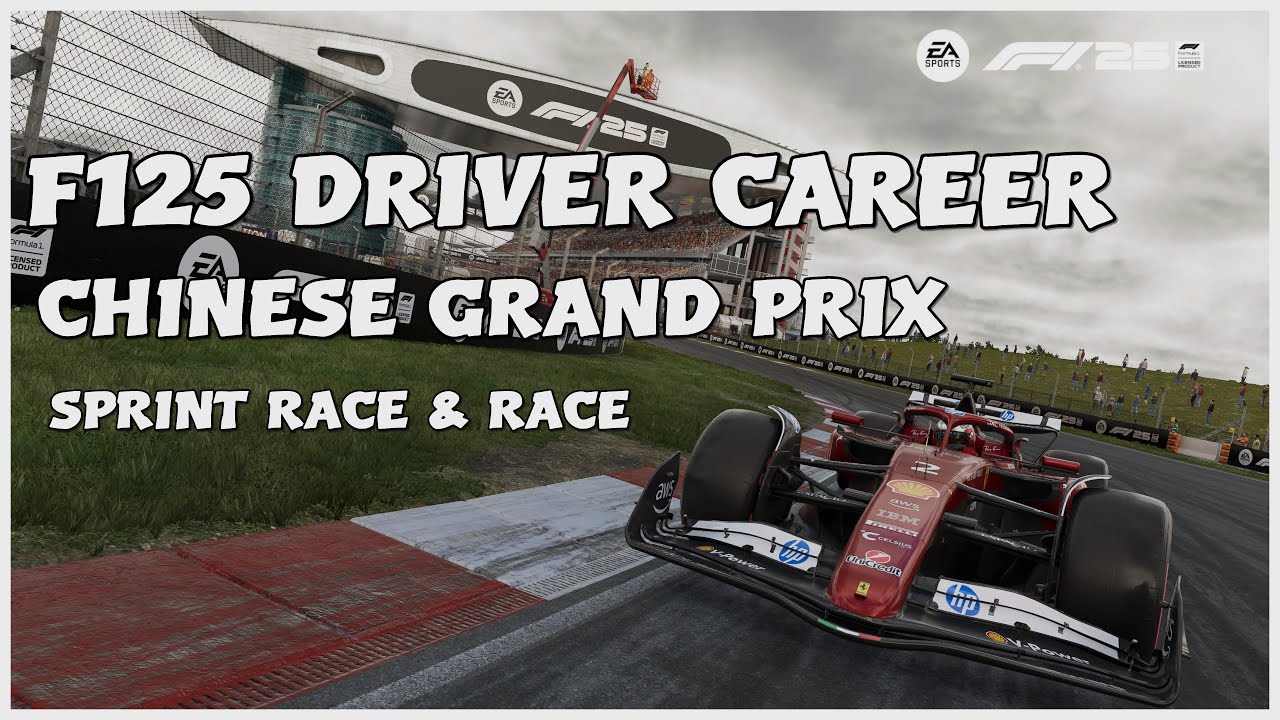F125 Driver career CHINESE GRAND PRIX (SPRINT RACE & RACE) // controller gameplay//