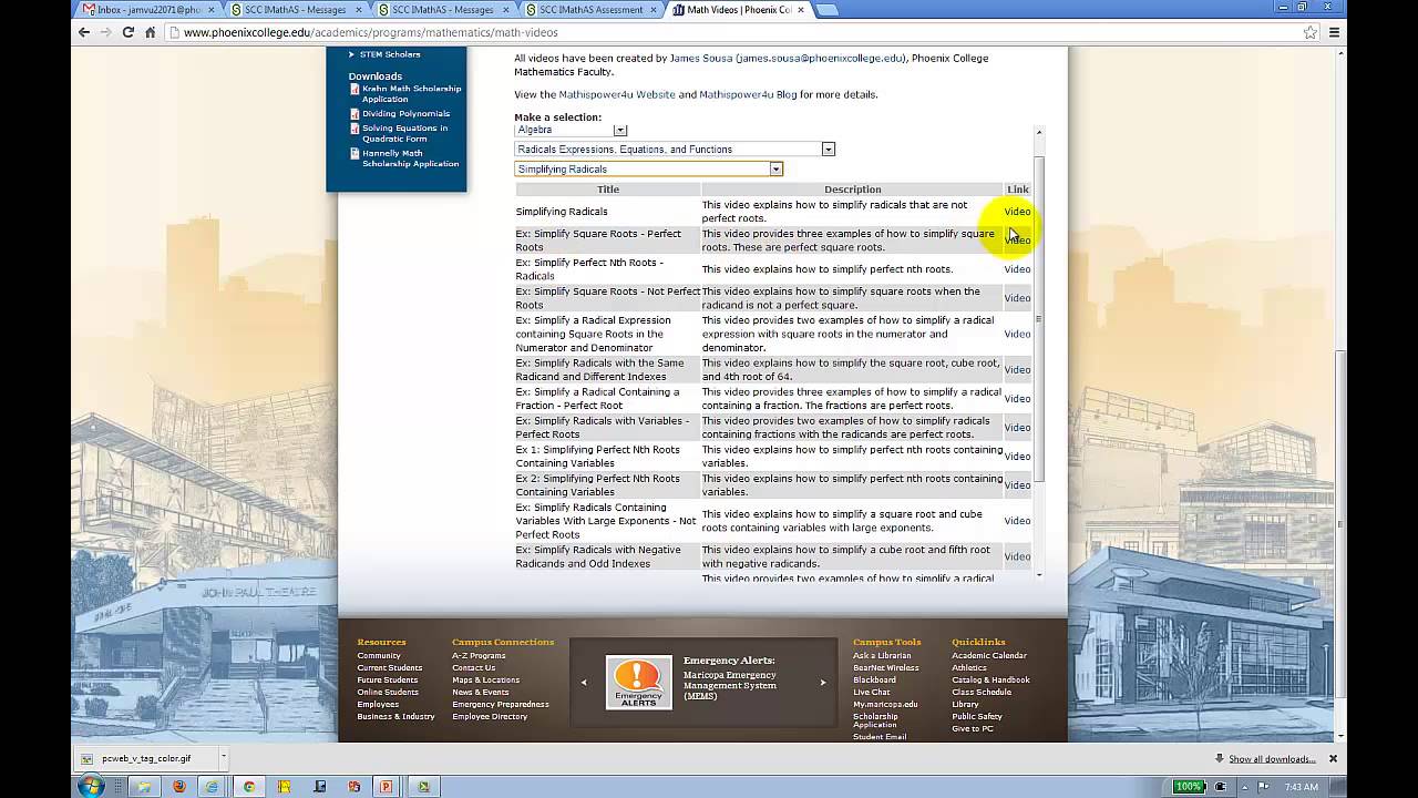 New Feature:  Mathispower4u Video Database