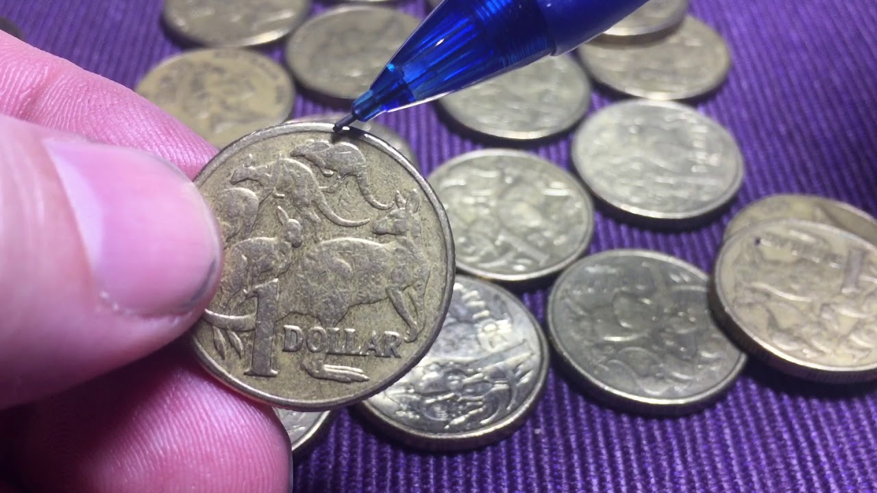 Australian Coin Errors - $1 Rabbit Ear Cud