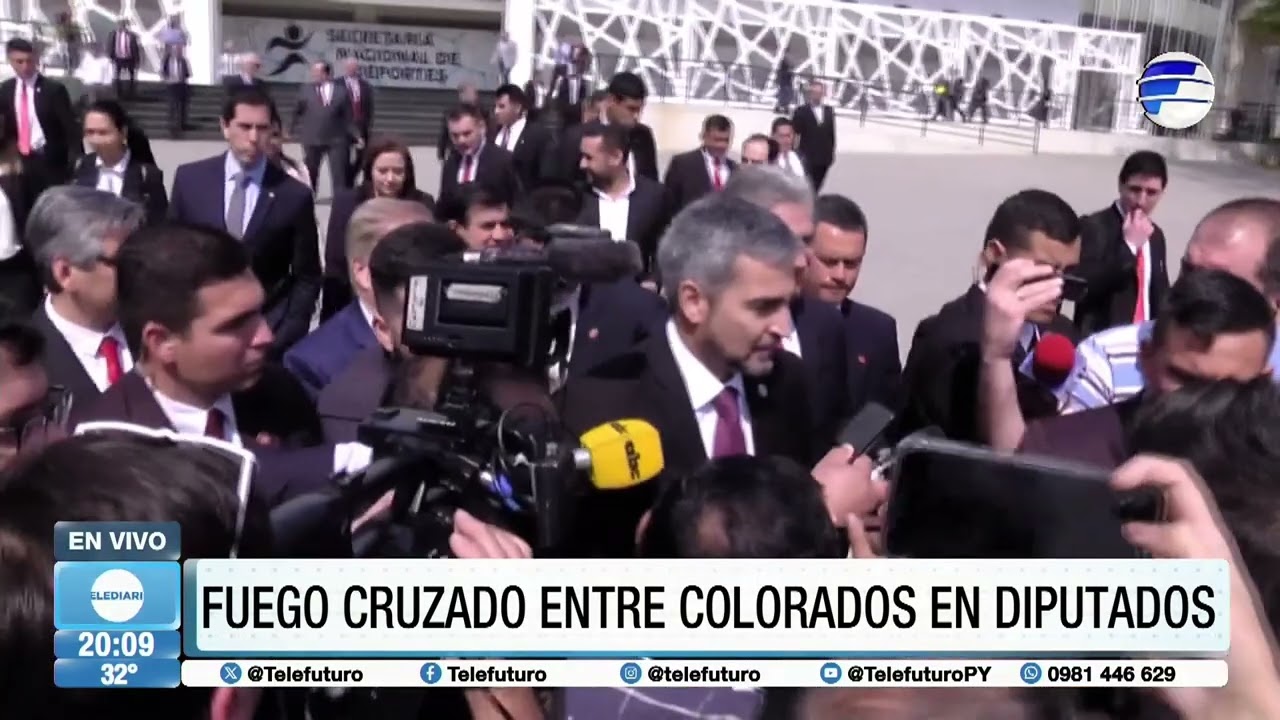 Fuego cruzado entre colorados en la Cámara de Diputados