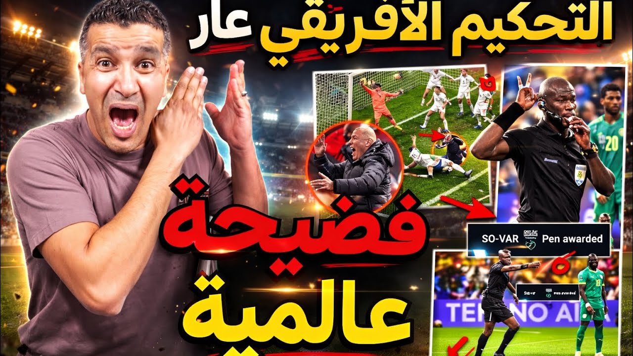 🔥فضيحة تحكيمية تهز إفريقيا… 💥السنغال تُظلم أمام أنظار العالم⚡️