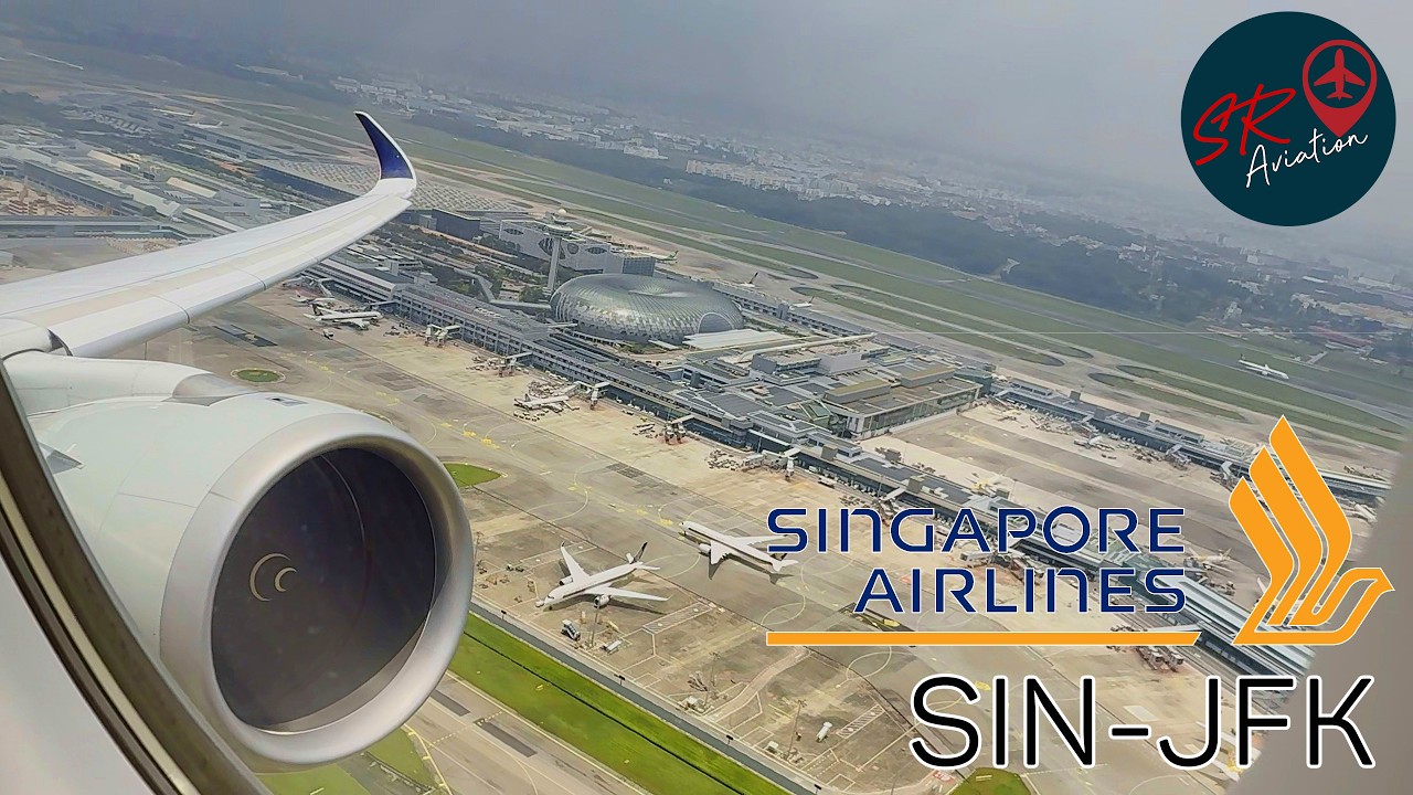 WORLD'S LONGEST FLIGHT! Singapore Airlines A350-900 | Singapore to New York JFK | RTW Flight #7