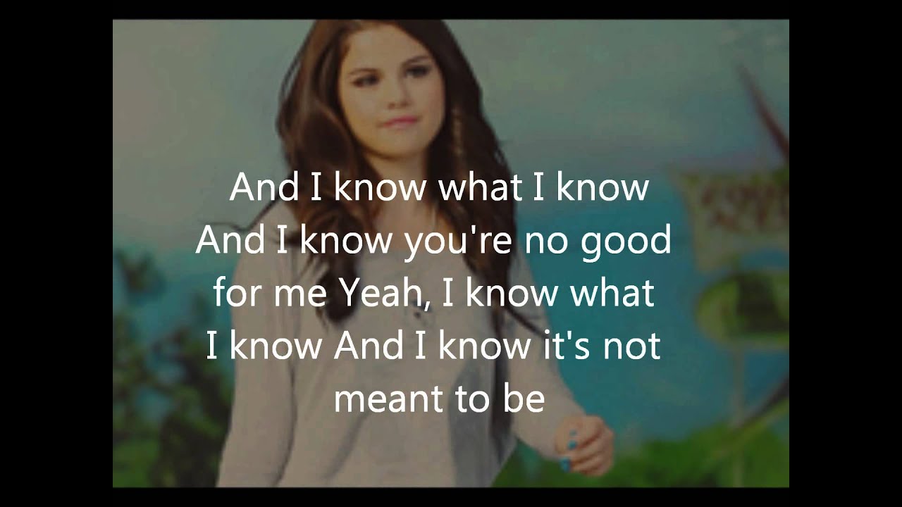 Selena Gomez - My Dilemma lyrics
