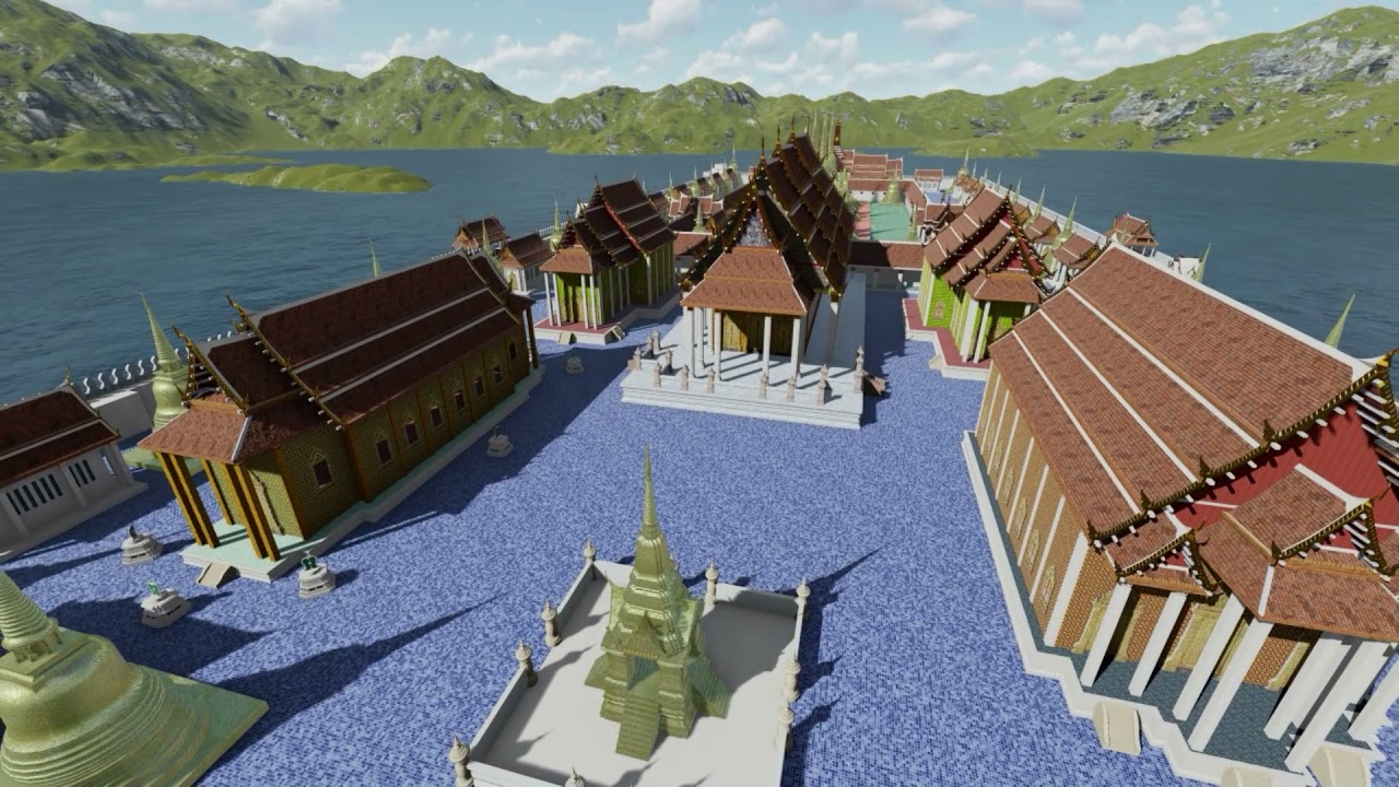 วัดพระศรีสรรเพชญ์ อยุธยา จำลองให้คล้าย
