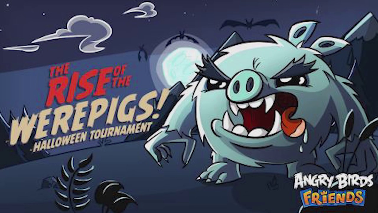 Angry Birds Friends music - The Rise of The Werepigs! (Halloween Theme 2015)