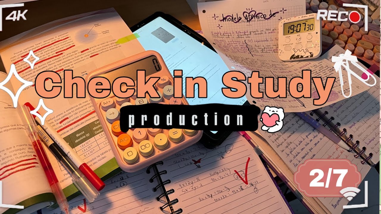 Check-in Study 2/7 🌱✨( 2h de estudos direto/foco/disciplina) #study #foco 