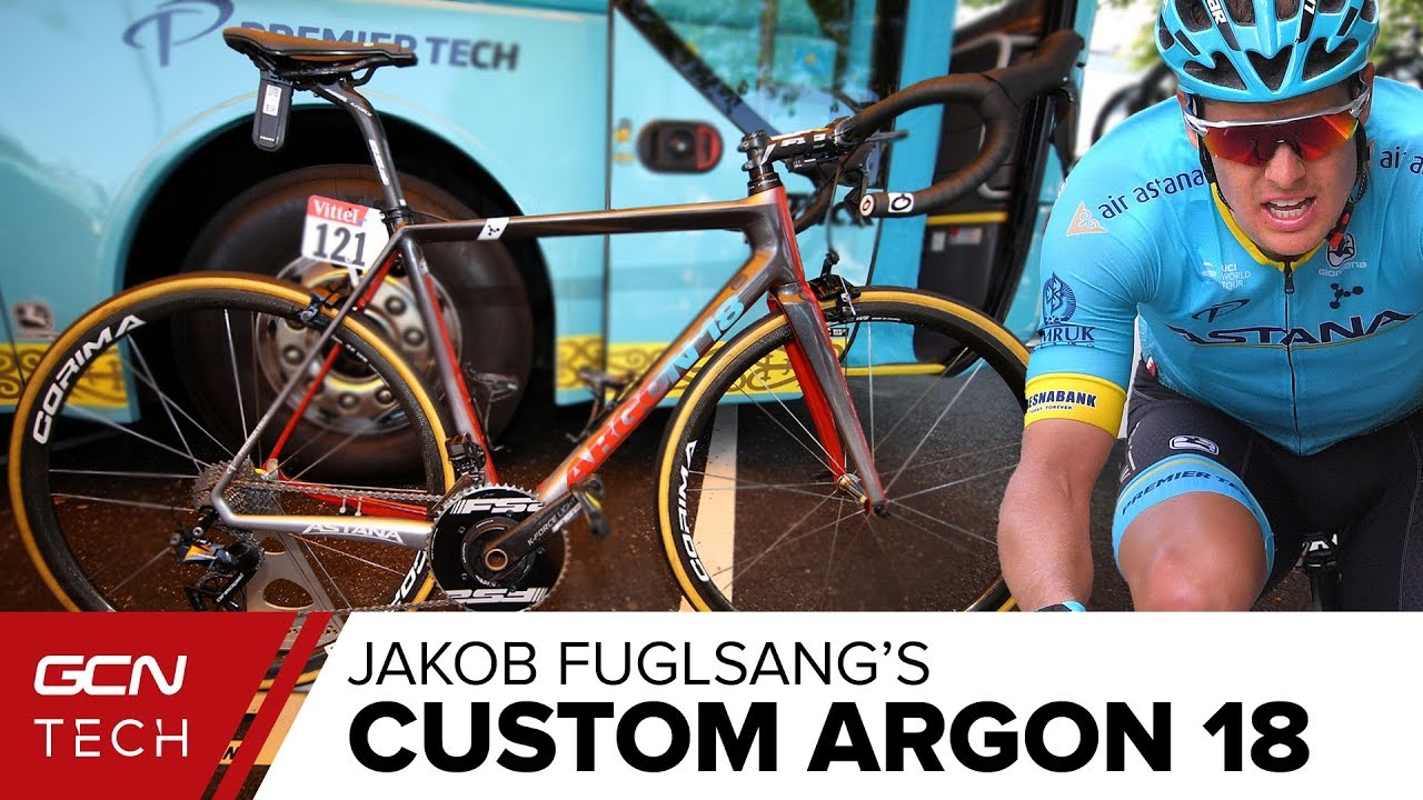 Jakob Fuglsang's Custom Argon 18 Gallium Pro