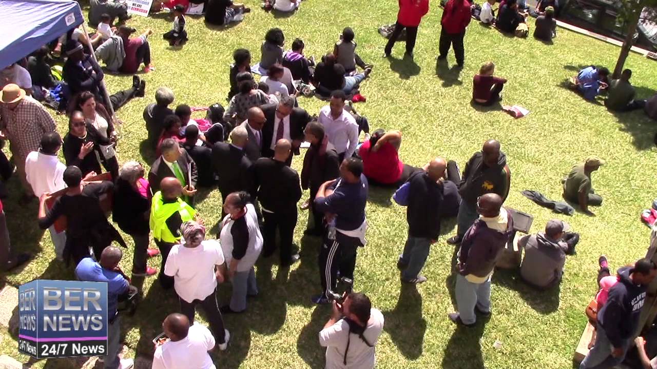 Crowds March On Bermuda Parliament Grounds, March 11 2016