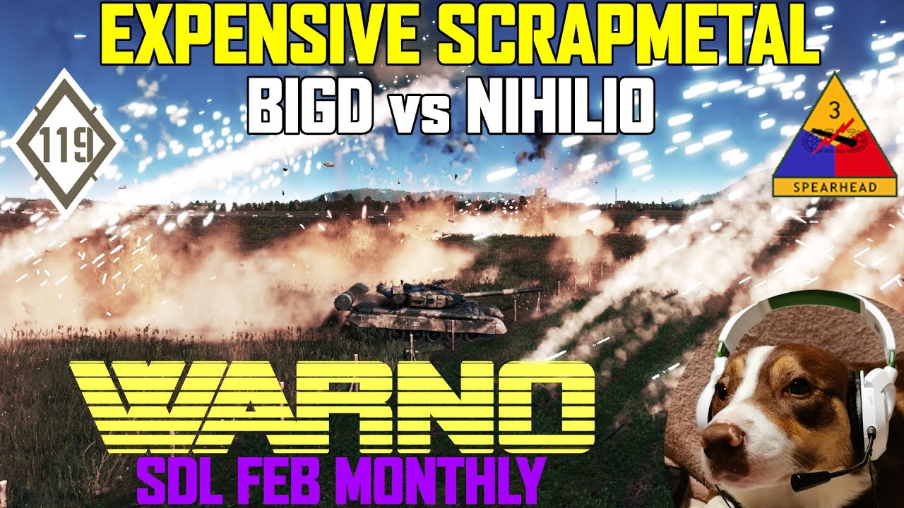 Can the BIGGEST of the BIG Tanks Still ROCK IT? - BigD 119th vs Nihilio 3rd - WARNO 1v1 Cast