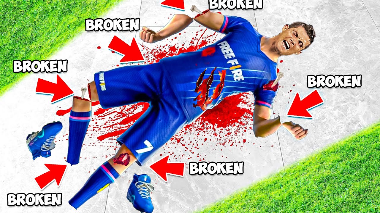 Breaking Cristiano Ronaldo's EVERY BONE in GTA 5 (mods)