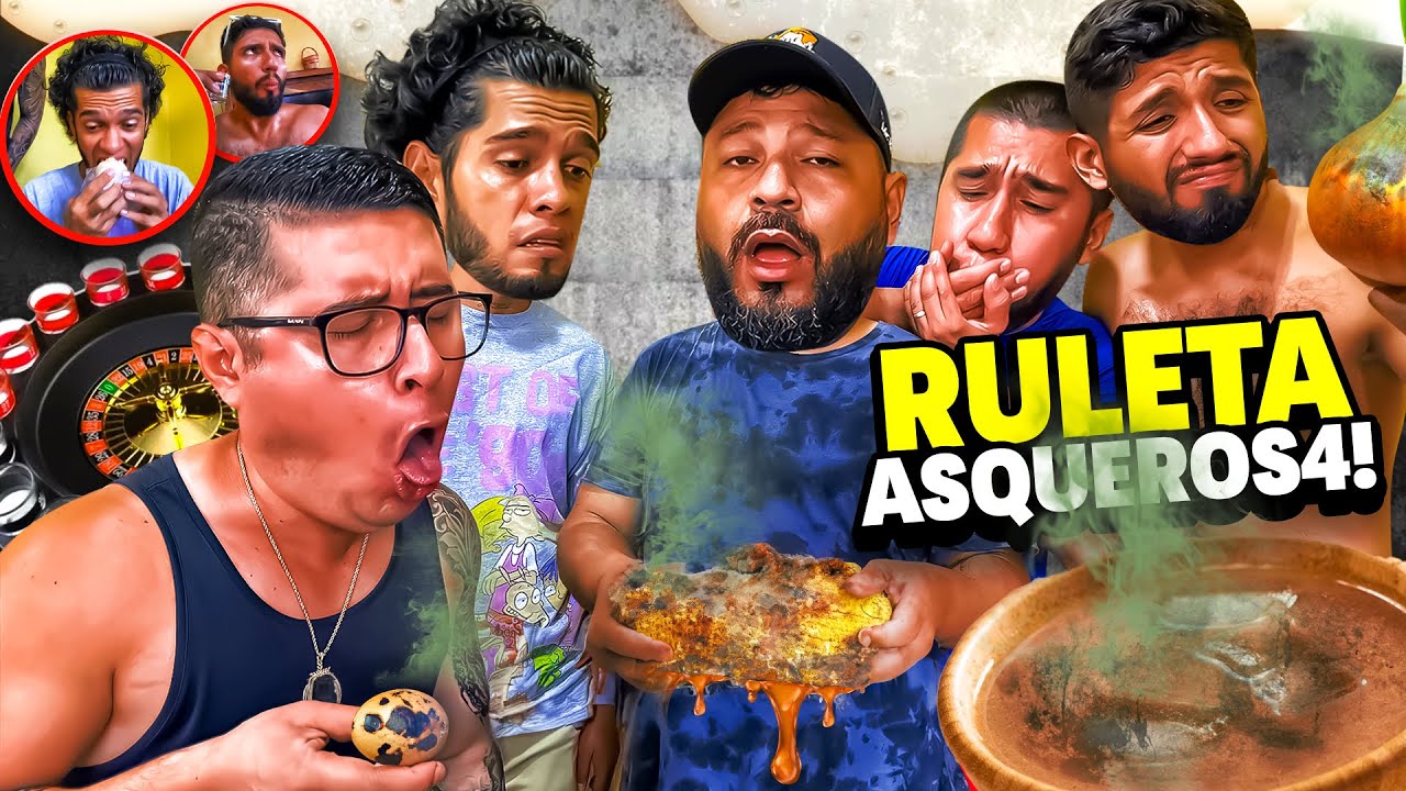 RULETA ASQUEROS4 con RETOJORJAIS 😲 | CASTIGO BRUTAL 🤮* comida podrida*