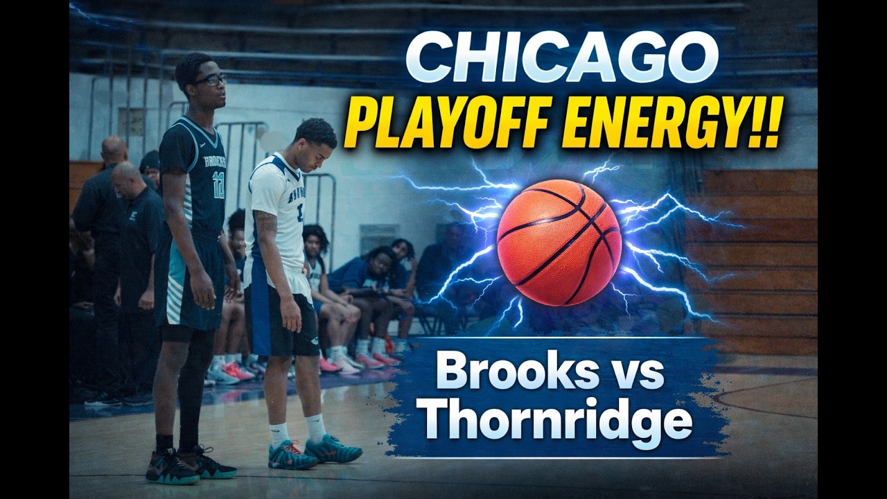 PLAYOFF ENERGY!! - Brooks vs Thornridge