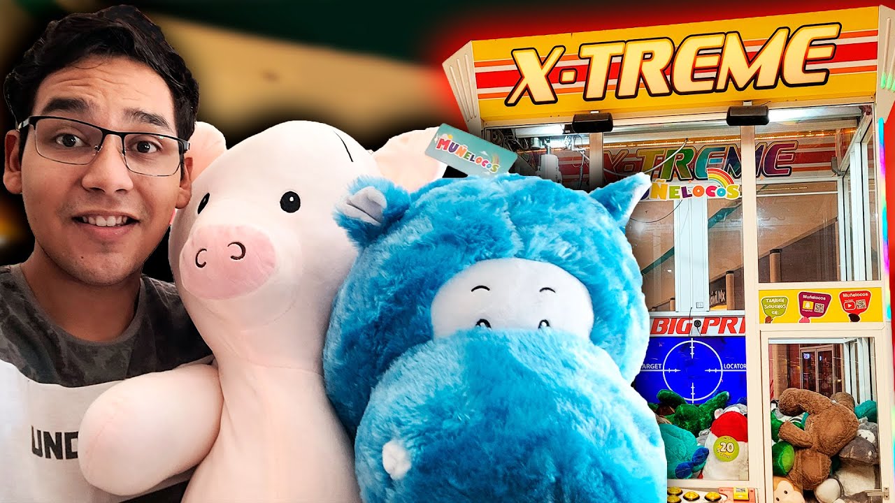 Gane Muchos Peluches Gigantes de la Maquina Xtreme (Cacería de Muñelocos)🧸