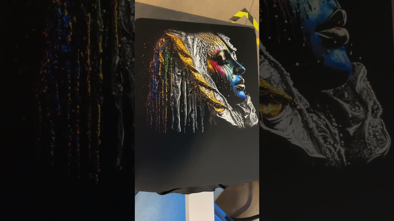 Metallic Portrait DTG Printing
