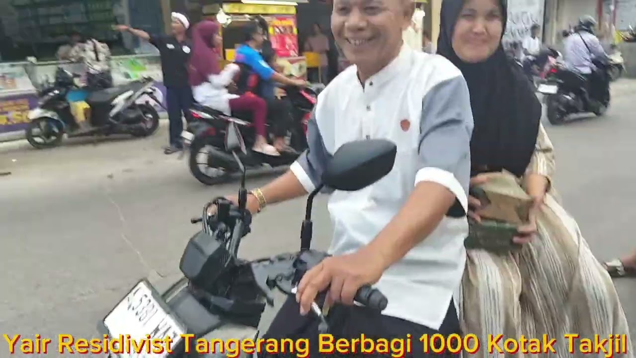 Safari Ramadhan.Yair Residivist Cabang Tangerang Santuni Anak Yatim. Bagikan 1000 Bok Takjil