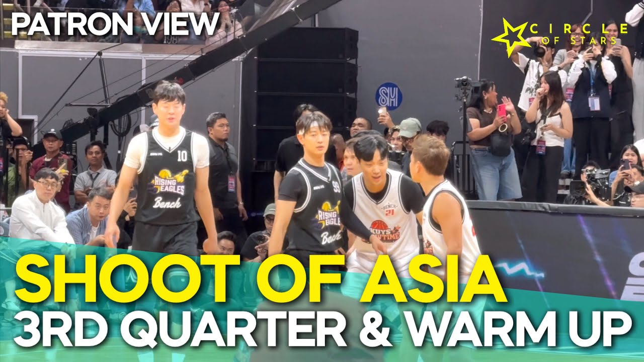 3rd Quarter & Warm Up Exercise | Kuys Showtime vs Rising Eagle | BENCH Shoot of Asia