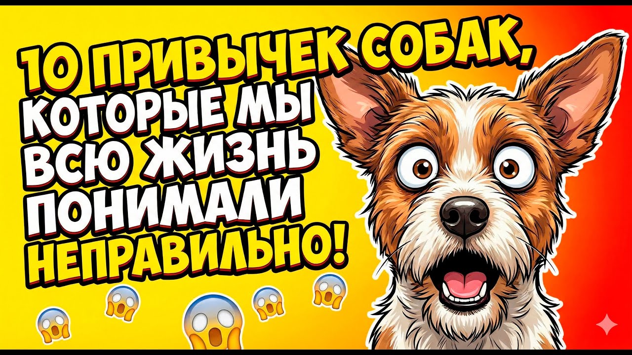 10 привычек собак, которые мы ВСЮ ЖИЗНЬ понимали неправильно 😱🐶