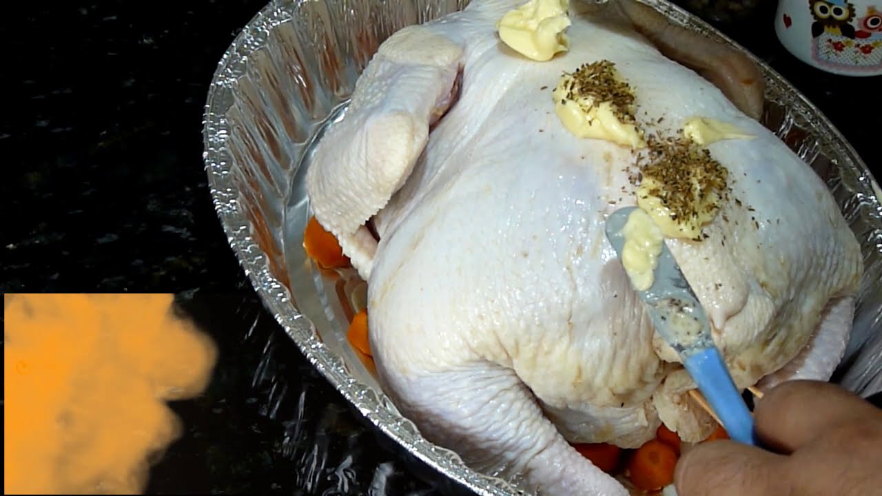 Frango Temperado Assado no Forno Iglu a Lenha