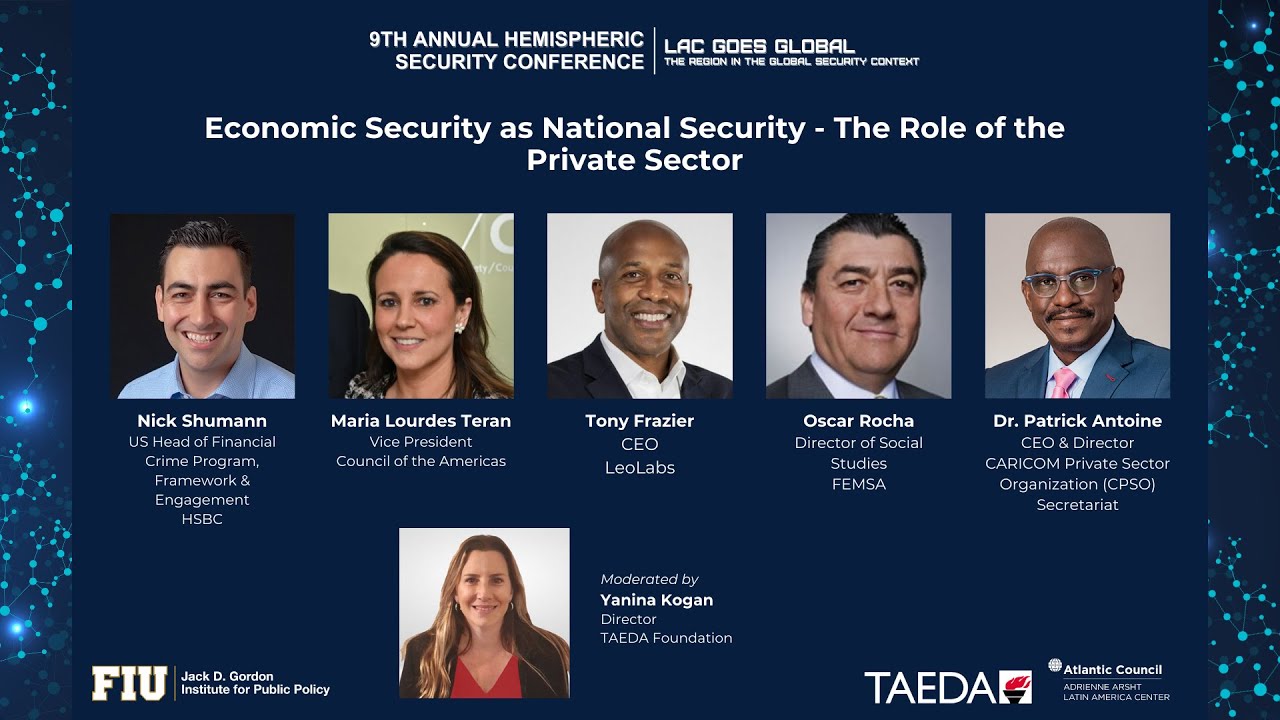 Day 1: Economic Security as National Security - The Role of the Private Sector
