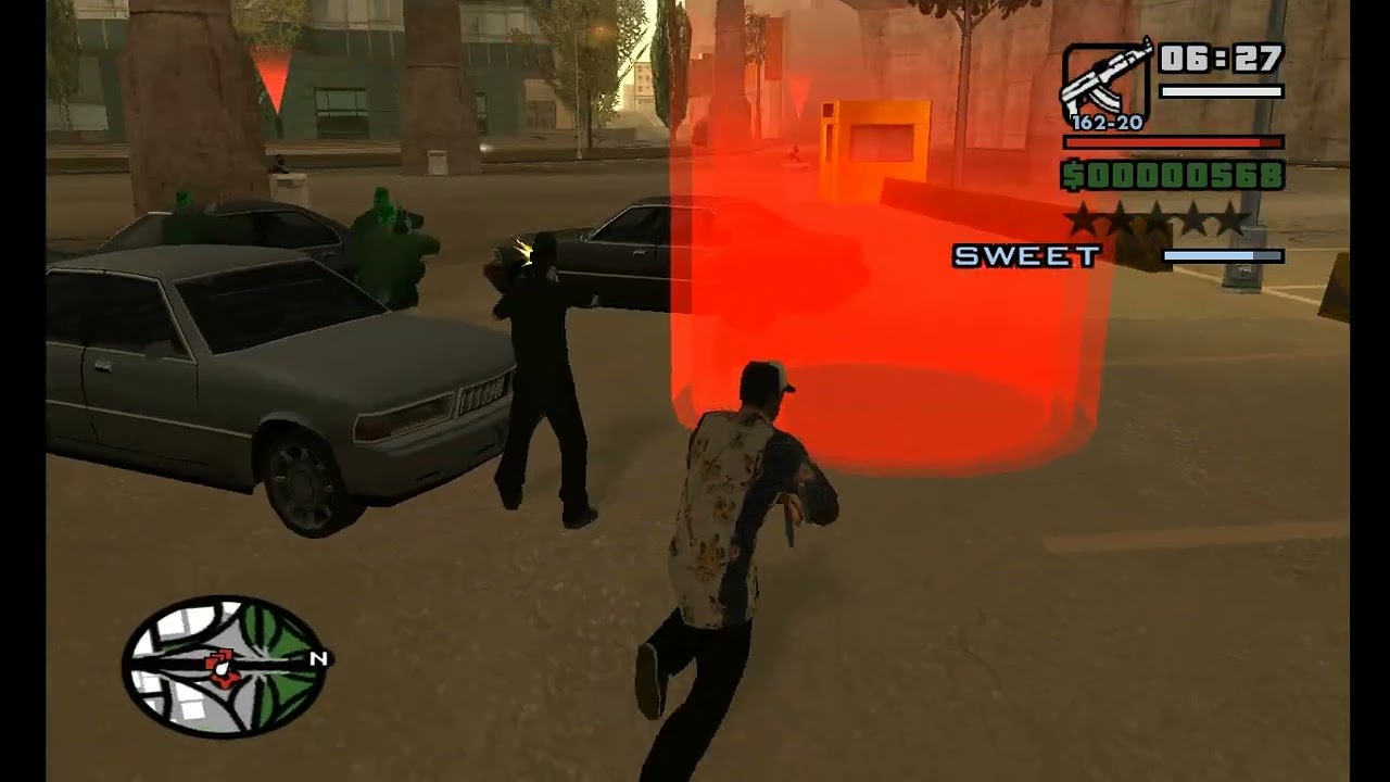 what happens ıf cj haves all terrıtorıes before the green sabre ın gta san andreas ?