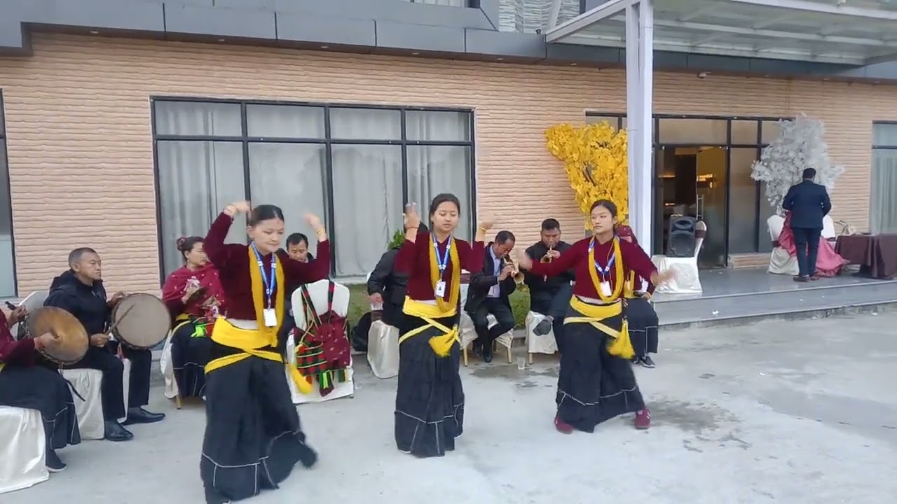 Nepali cultural dance with panche baja पन्चेबाजा नृत्य