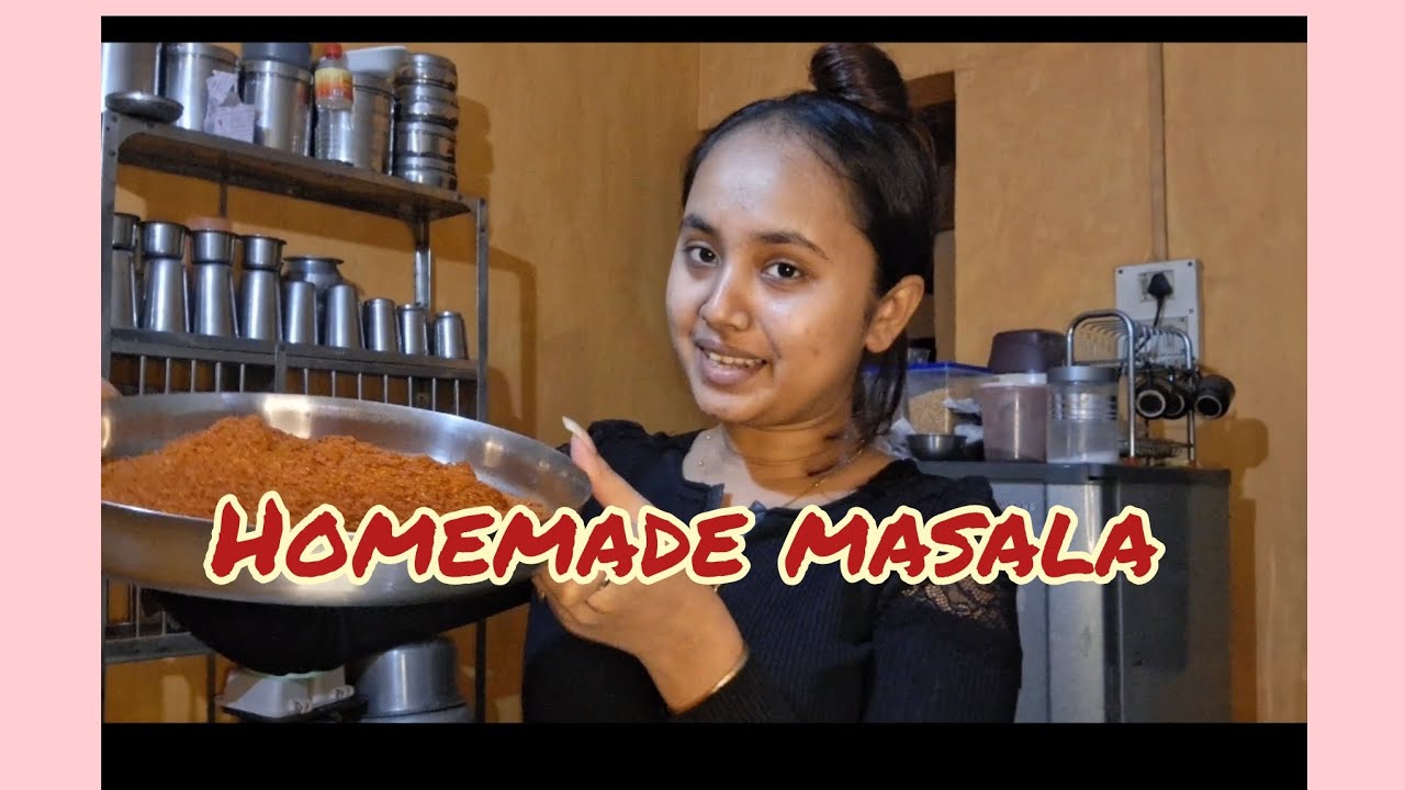 First time trying masala at home #homemade masala #food #vlog #recipe 