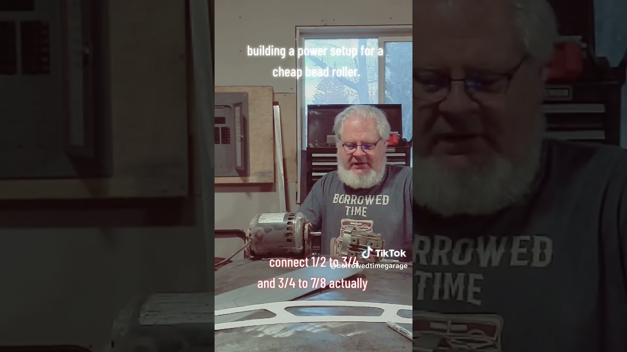 putting together parts to motorize my bead roller