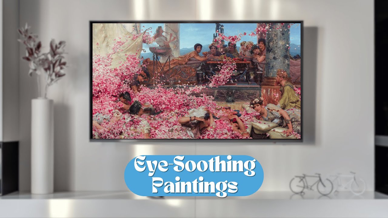 Art Therapy | Beautiful Paintings with Relaxing Music | TV Gallery