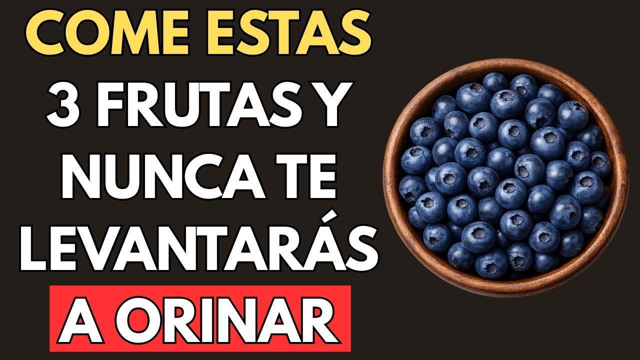 3 Frutas que ayudan a prevenir la nocturia y mejoran tu descanso nocturno