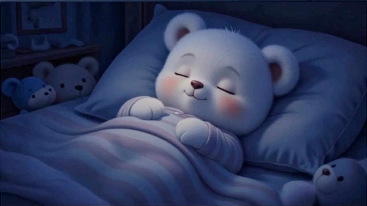 8 Hours Calm Night Baby Sleep 🌙 Gentle Sleep Music Music. No Sudden Sounds.