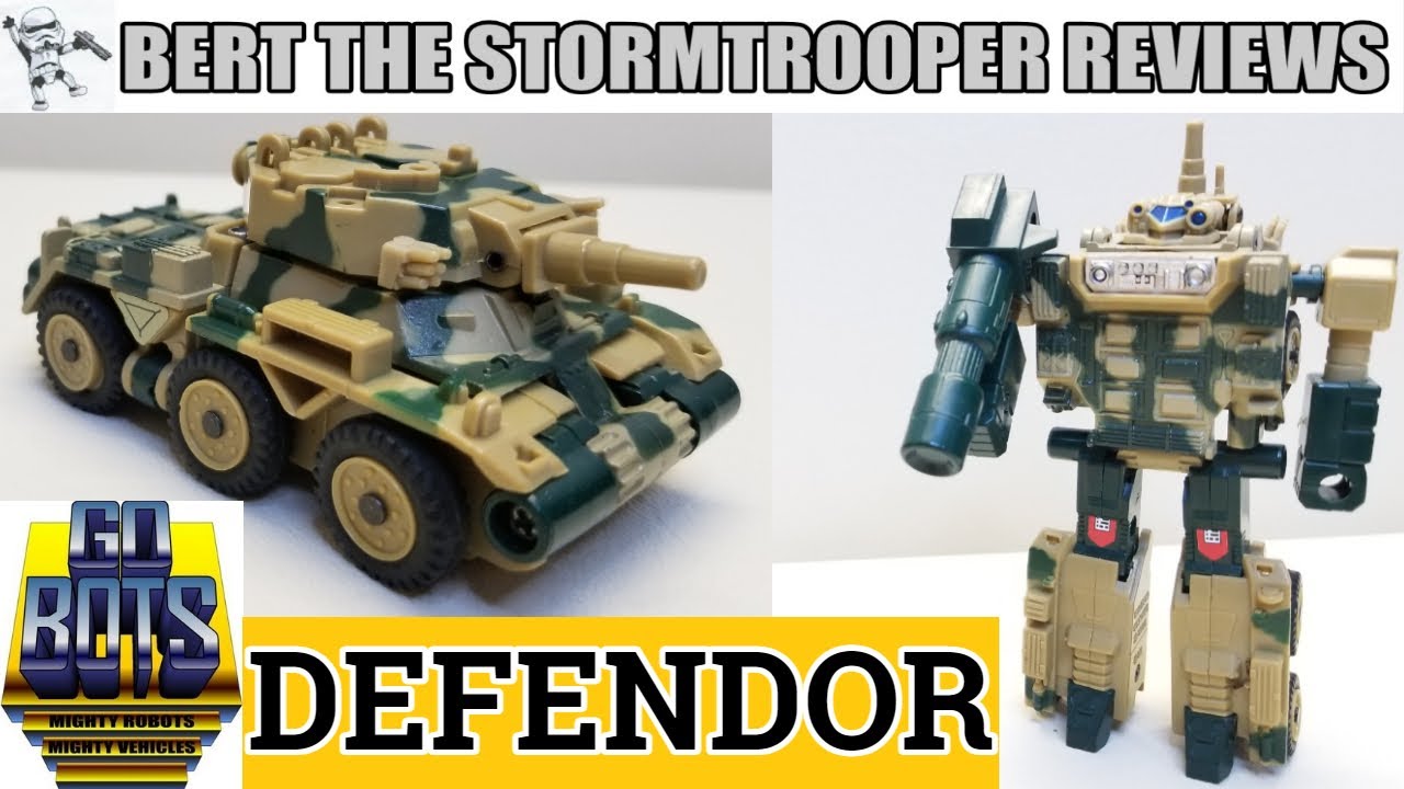 Super GoBots DEFENDOR Review! Bert the Stormtrooper Reviews!