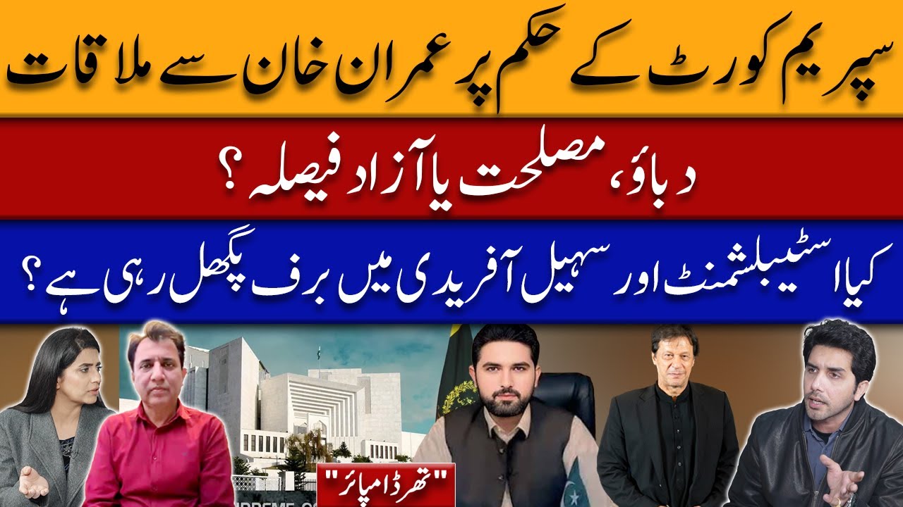 Imran Khan–Salman Safdar Meeting on Supreme Court Orders | Pressure, Compromise or Free Will?