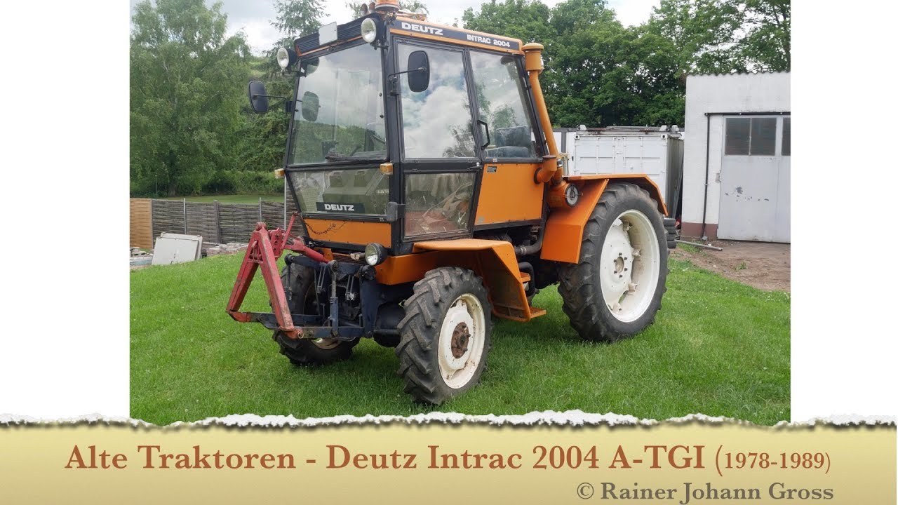 Alte Traktoren - Deutz Intrac 2004 A-TGI (1978-1989)
