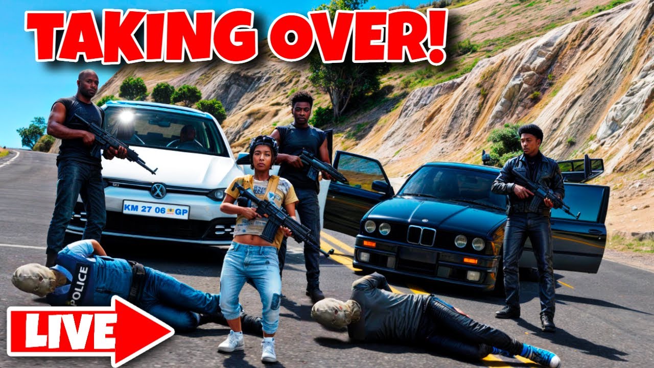 Nkabi Nation Takes Over The City IN GTA RP‼️