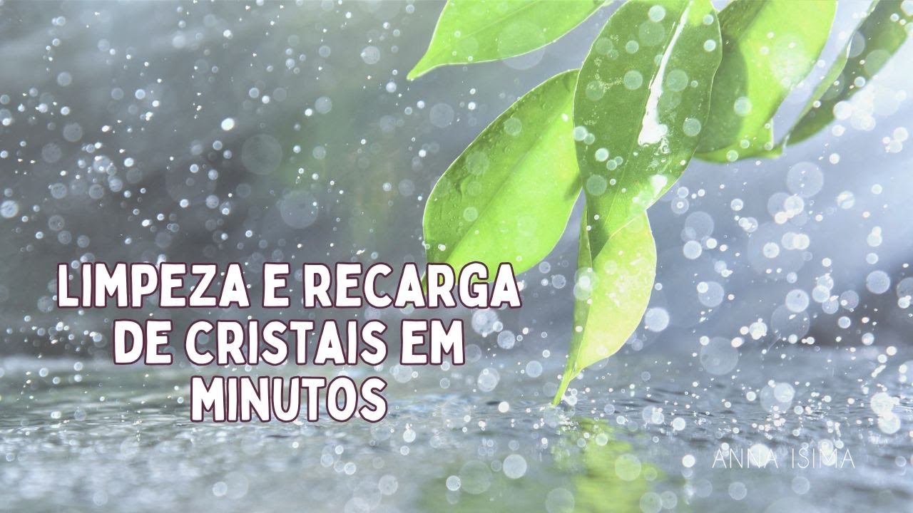 Cristais limpos e energizados pela chuva  aprenda a recarregar e purificar suas pedras