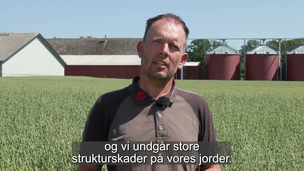 Øgro på Stenalt Gods - gødning til økologiske afgrøder