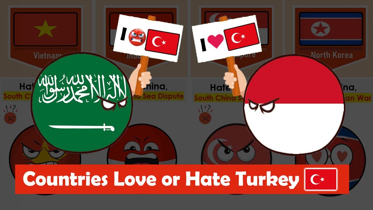 Why Countries Love or Hate Turkey