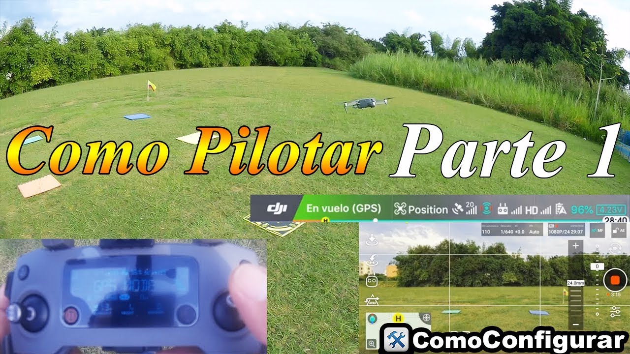 Curso Piloto de Drones Como Pilotar un DRON RPAs Parte 1 Movimientos Básicos