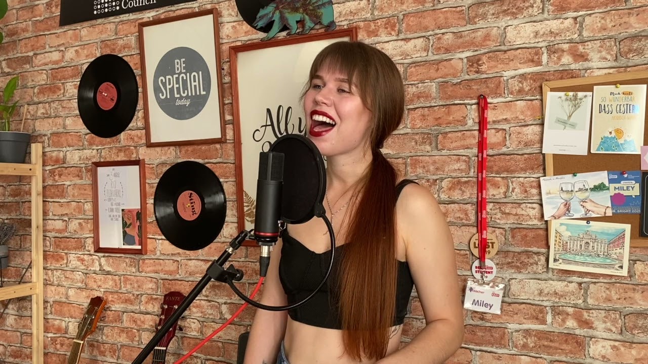Miley — That look you give that guy | Un coup d'soleil ( Angèle cover )