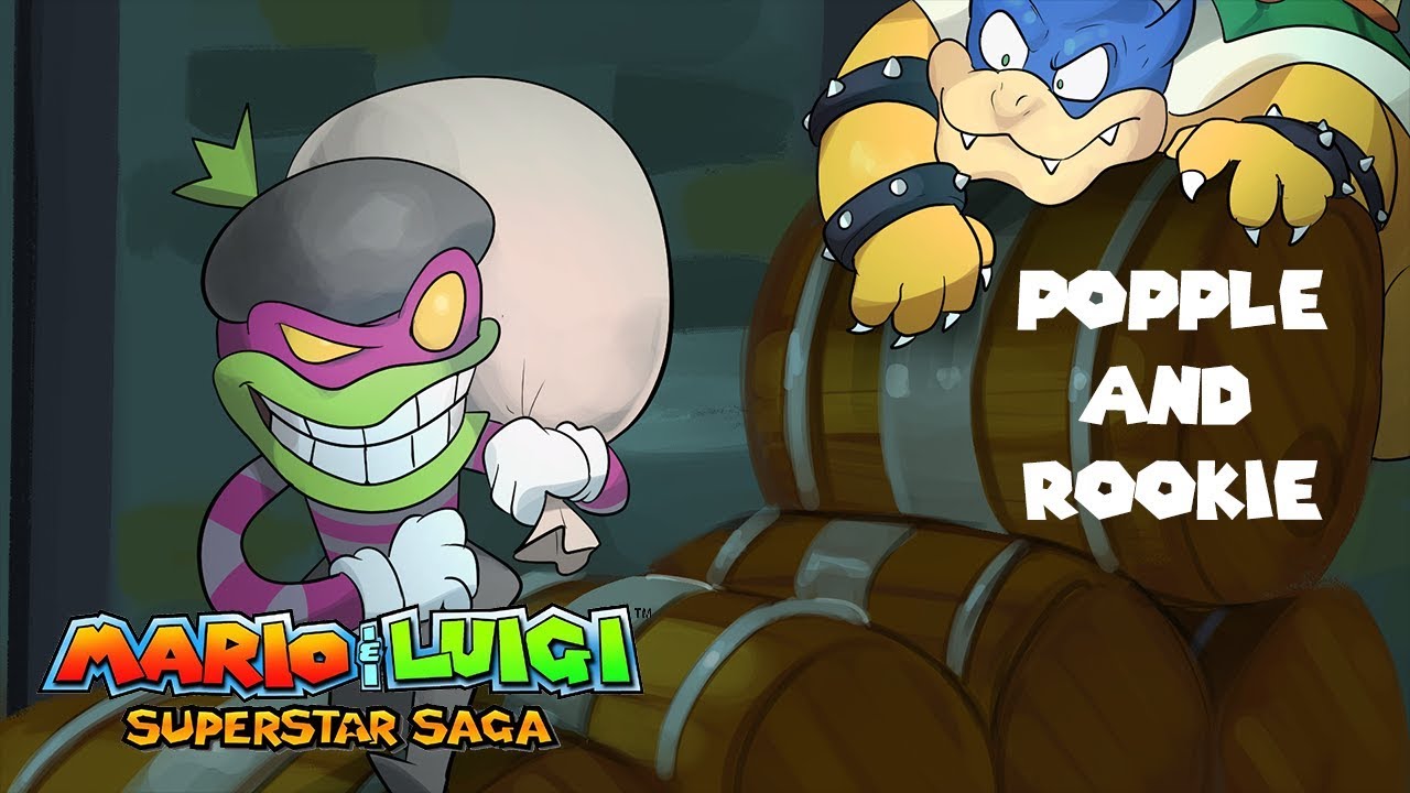 Popple and Rookie WITH LYRICS - Mario & Luigi Superstar Saga Cover