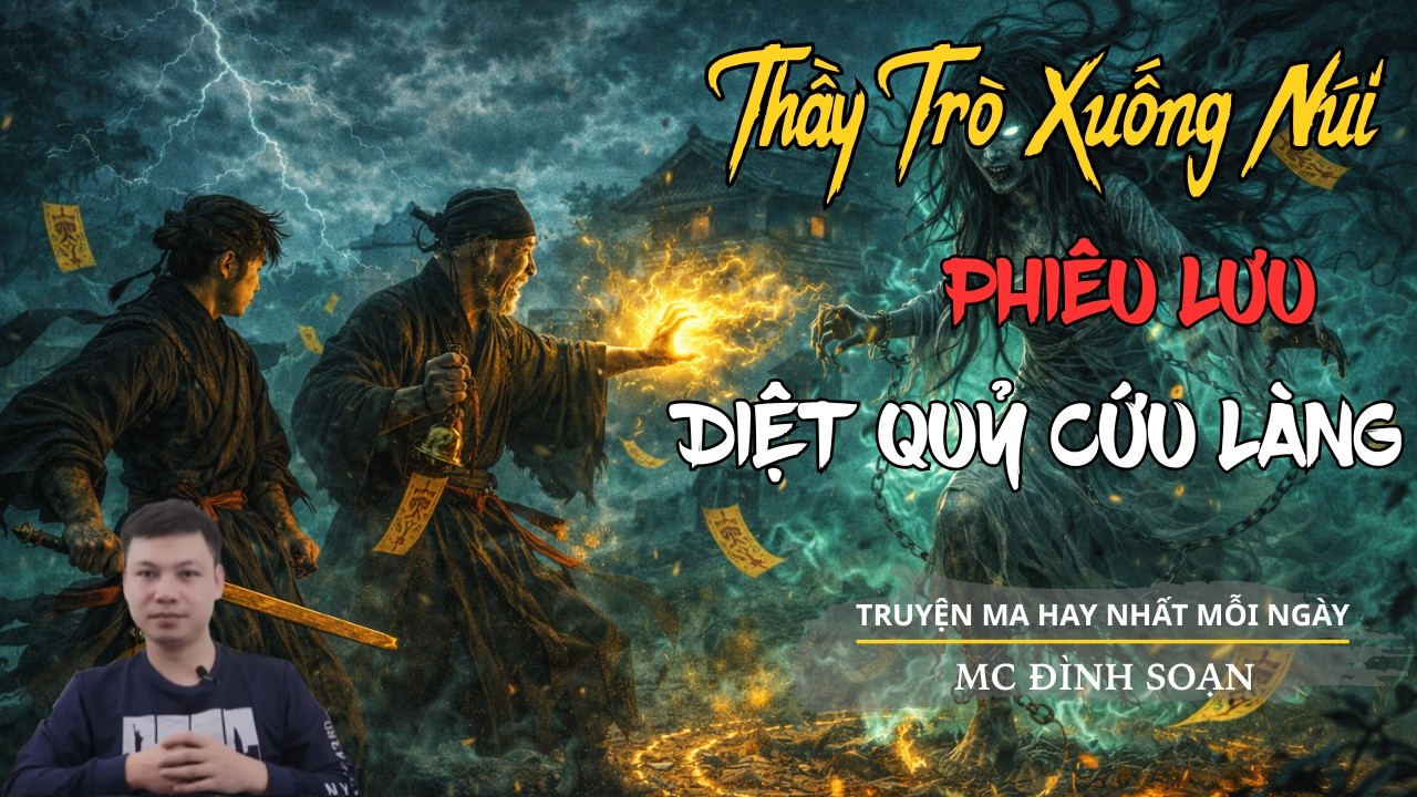 Truện Ma Đình Soạn - THẦY TRO XUỐNG NÚI PHIÊU LƯU DIỆT QUỶ | Hành Trình Diệt Qủy - Chuyện Ma Kinh Dị