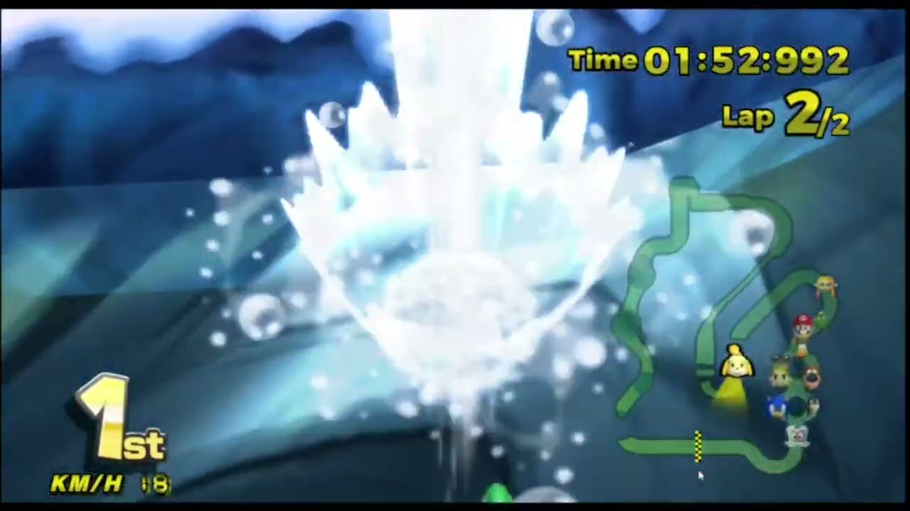 MKWii Deluxe: Green Edition - Grand Prix Boo Mushroom Cup as Isabelle [200cc]